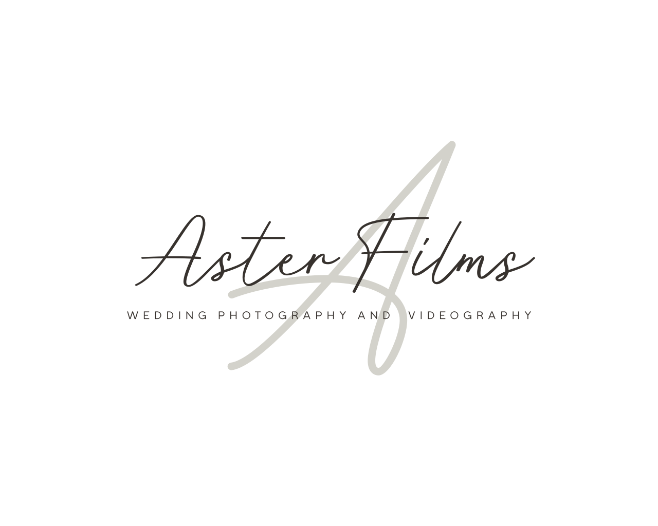 Aster Films wedding photography and cinematography logo